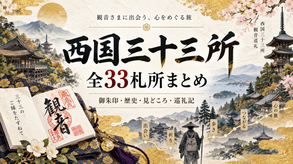 西国三十三所 全33札所を巡る 御朱印・歴史・見どころ・参拝記