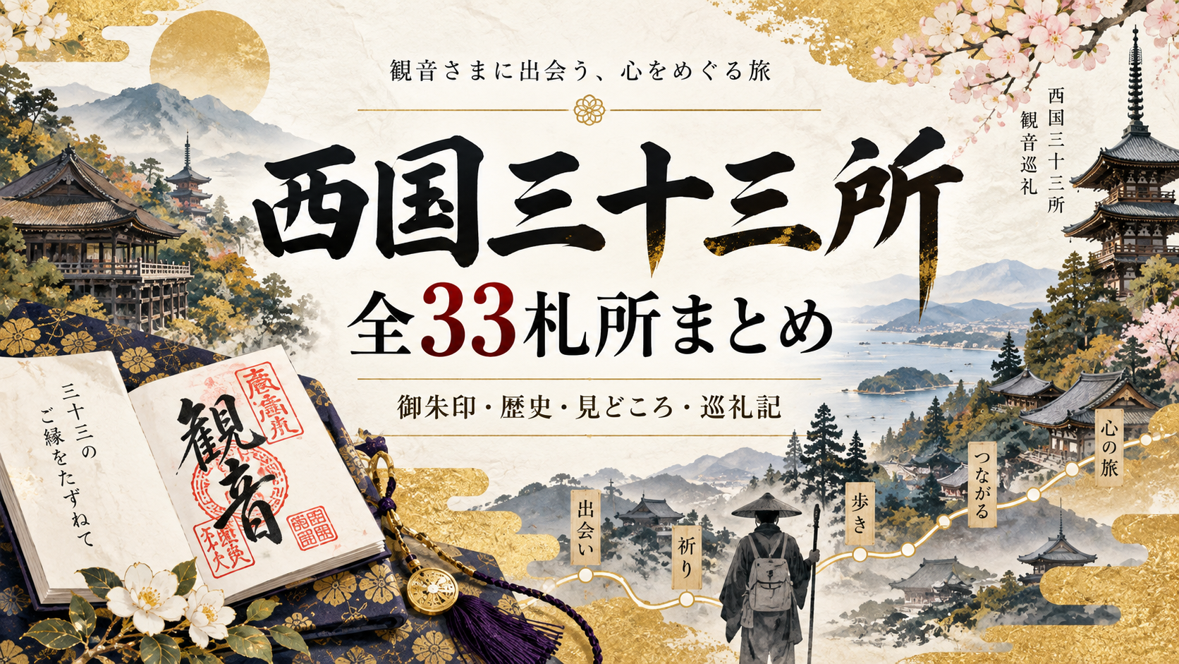 西国三十三所 全33札所を巡る 御朱印・歴史・見どころ・参拝記